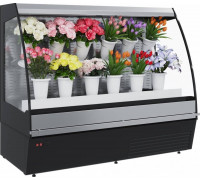 Холодильная горка для цветов Carboma F16-08 VM 1,9-2 0020 FLORA (9005)