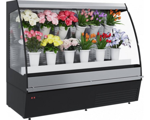 Холодильная горка для цветов Carboma F16-08 VM 1,9-2 0020 FLORA (9005)