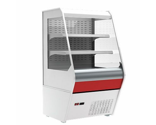 Холодильная горка гастрономическая Carboma F13-07 VM 0,7-2 0020 стеклопакет (Carboma 1260/700 ВХСп-0,7, цвет по схеме)