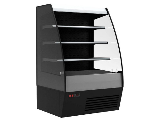 Холодильная горка гастрономическая Carboma F16-08 VM 1,3-2 0200 тонир.cтеклопакет (Carboma 1600/875 ВХСп-1,3, цвет по схеме (фронт стандартный цвет)