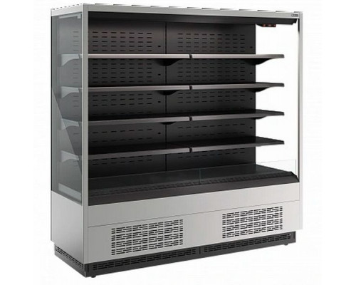 Холодильная горка гастрономическая Carboma FC20-07 VM 1,9-2 версия 2.0, ночная шторка (9006-9005)