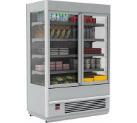 Холодильная горка мясная Carboma FC20-07 VV 1,9-1 Standart (фронт X5, Паттерн, 0107 Ольха)