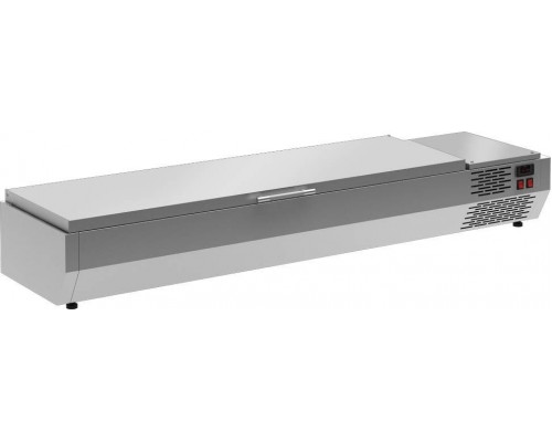 Холодильная витрина для ингредиентов Carboma A30 SM 1,7 с крышкой 0430