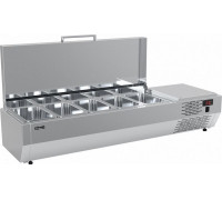 Холодильная витрина для ингредиентов Carboma IKI A30 SM 1,2 с крышкой (5 GN1/4)