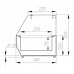 Холодильная витрина для ингредиентов Carboma IKI A30 SM 1,6-G (7 GN1/4)