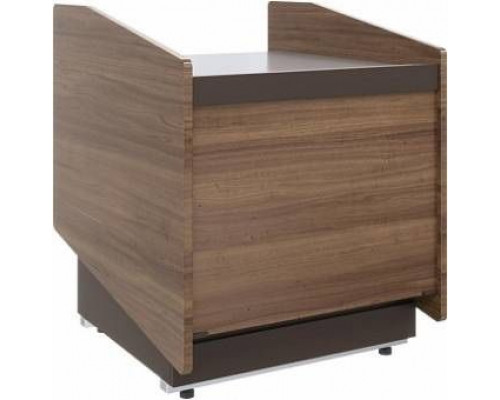 Прилавок кассовый Carboma KC80 N 0,8-7 (1008 темный дуб)