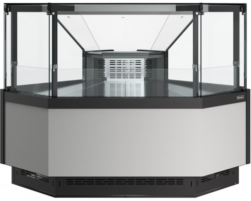 Витрина холодильная Carboma GC110 VM 5-1 версия 2.0 с боковинами, 9006-0430, внеш.угол