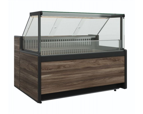 Витрина холодильная Carboma GC111 SM 0,94-1 (1008 Темный дуб)