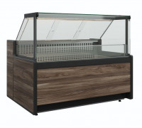 Витрина холодильная Carboma GC111 SM 1,5-1 (1008 Темный дуб)
