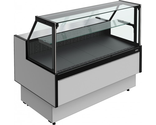 Витрина холодильная Carboma GC85 VM 1,25-1 с боковинами, 9006-9005