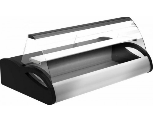 Витрина холодильная настольная Carboma A87 SM 1,0-1 (ВХС-1,0 Арго) (0013-0430 (бок черн, декор нерж))