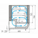 Витрина холодильная настольная Carboma AC59 VM 0,9-1 (слайдер, фронт стандартный цвет)