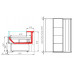 Витрина холодильная открытая Carboma GC110 VM 1,25-2 (с боковинами, динамика, открытая) (0011-9006)