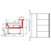 Витрина холодильная открытая с выносным агрегатом Carboma GC110 VM 1,5-2-1 (ВХСо-1,5 Carboma GC110 динамика, без боковин, 1005 венге)