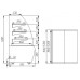 Витрина кондитерская Carboma K70 SH 0,9-1 Light 0012-0109 (стекло)