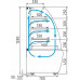Витрина кондитерская Carboma K70 VM 0,6-2 Standart 9006-9005 (открытая)