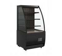 Витрина кондитерская Carboma K70 VM 0,6-2 Standart открытая, горка версия 2.0 (9005)