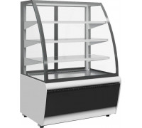 Витрина кондитерская Carboma K70 VV 0,9-1 Standart 9006-9005 (ВХСв-0,9д Carboma Люкс Техно)