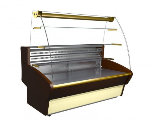 Витрина кондитерская Carboma K95 SM 1,5-1 (ВХСд-1,5 Паттерн 0108 Темный дуб)