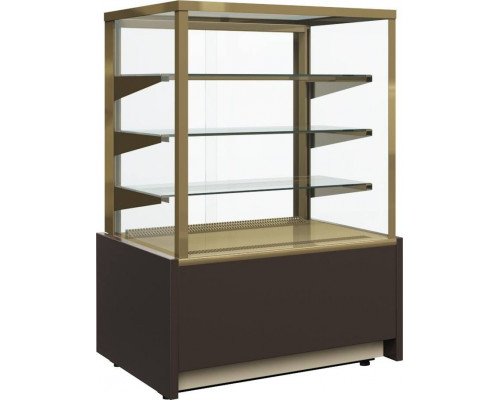 Витрина кондитерская Carboma KC70 VH 0,9-1 Light Chocolate 0102-0109 (ВХСв-0,9д  Carboma Cube для шоколада)