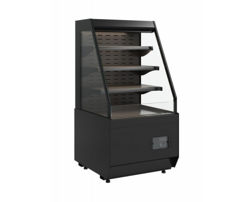 Витрина кондитерская Carboma KC70 VM 0,6-2 Standart открытая, горка версия 2.0 (9005)