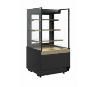 Витрина кондитерская Carboma KC70 VM 0,6-2 Standart открытая, прямая боковина версия 2.0 (9005-0109)