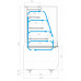 Витрина кондитерская Carboma KC70 VM 0,6-2 Standart версия 2.0 открытая, без боковин, 9005, дверь слайдер