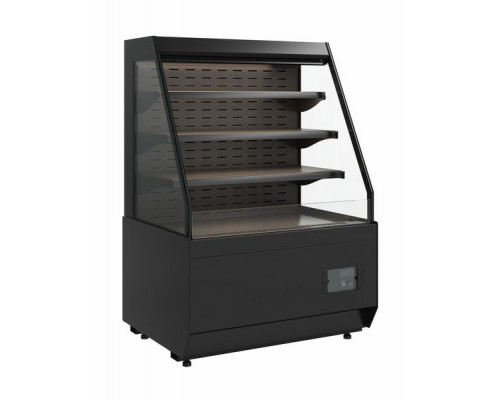 Витрина кондитерская Carboma KC70 VM 1,3-2 Standart открытая, горка версия 2.0 (9005)
