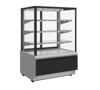 Витрина кондитерская Carboma KC70 VV 0,6-1 9006-9005 Standart (ВХСв-0,6д Carboma Cube Люкс Техно)