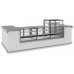 Витрина кондитерская Carboma KC71-110 VV 0,9-2 BUILT-IN (открытая 9005)
