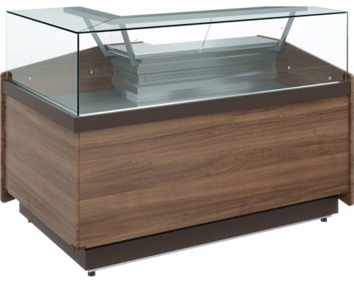 Витрина кондитерская Carboma KC82 SM-5 01 ( модуль правый) (1008 темный дуб)