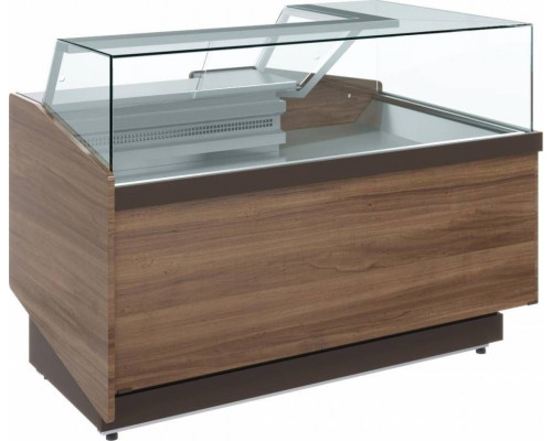 Витрина кондитерская Carboma KC82 SM-5 02 (модуль левый) (1008 темный дуб)