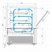 Витрина кондитерская Carboma KC84-110 VV 0,9-1 (9005)