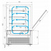 Витрина кондитерская Carboma KC84-130 VV 0,9-1 (9005)