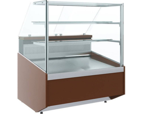 Витрина кондитерская Carboma KC95 VM 1,5-1 (1008 темный дуб)