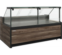 Витрина морозильная Carboma GC111 SL 2,0-1 (газлифт, 1008 Темный дуб)
