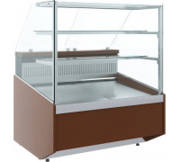 Витрина нейтральная Carboma KC95 N 2,0-1 (1008 темный дуб)