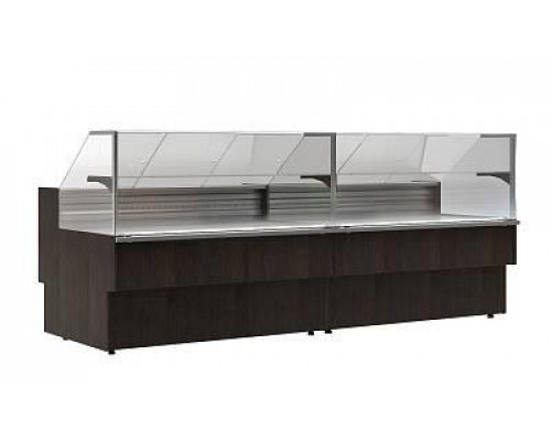 Витрина нейтральная напольная Carboma GC110 N 2,5-1 ( 2,5 GC110) (1005 ВЕНГЕ)