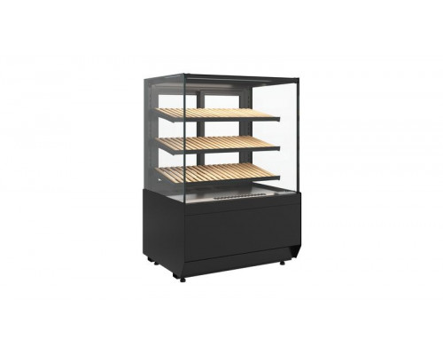 Витрина нейтральная напольная Carboma KC70 N 0,9-1 Light Bread версия 2.0 (9005)