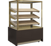 Витрина нейтральная напольная Carboma KC70 N 1,3-1 Light Bread 0102-0109 (со стеклом)