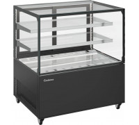 Витрина нейтральная напольная Carboma KC71-110 N 1,2-1 (9005)