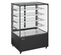 Витрина нейтральная напольная Carboma KC78-150 N 1,2-1 (9005)