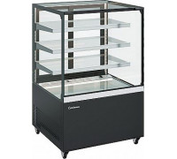 Витрина нейтральная напольная Carboma KC84-130 N 1,5-1 (9005)