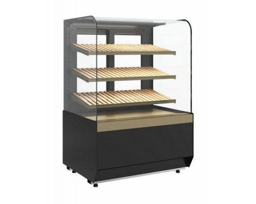 Витрина нейтральная напольная Carboma KR70 N 1,3-1 Light Bread (9005-0109)