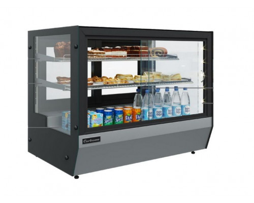 Витрина нейтральная настольная Carboma AC59 N 0,7-1 (слайдер) (фронт стандартный цвет)