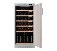 Винный шкаф Pozis ШВ-52 серебристый