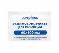 Салфетка спиртовая стерильная для инъекций Apexmed