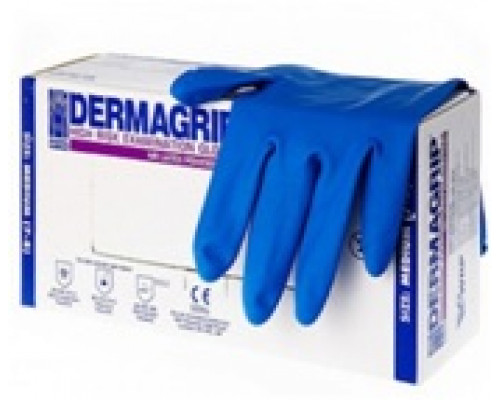 Перчатки dermagrip high risk упаковка 25 пар