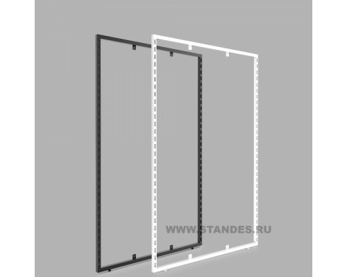 Рама перфорированная для каркаса островного стеллажа Ширина 1020 мм Серия Легкая