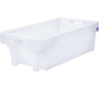 Ящик сплошной 800*450*270 мм, объем 97.2 л., арт.: Fish box 40 white, белый, код: 18473